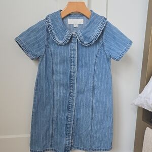 Zara Kids Blue Denim Dress